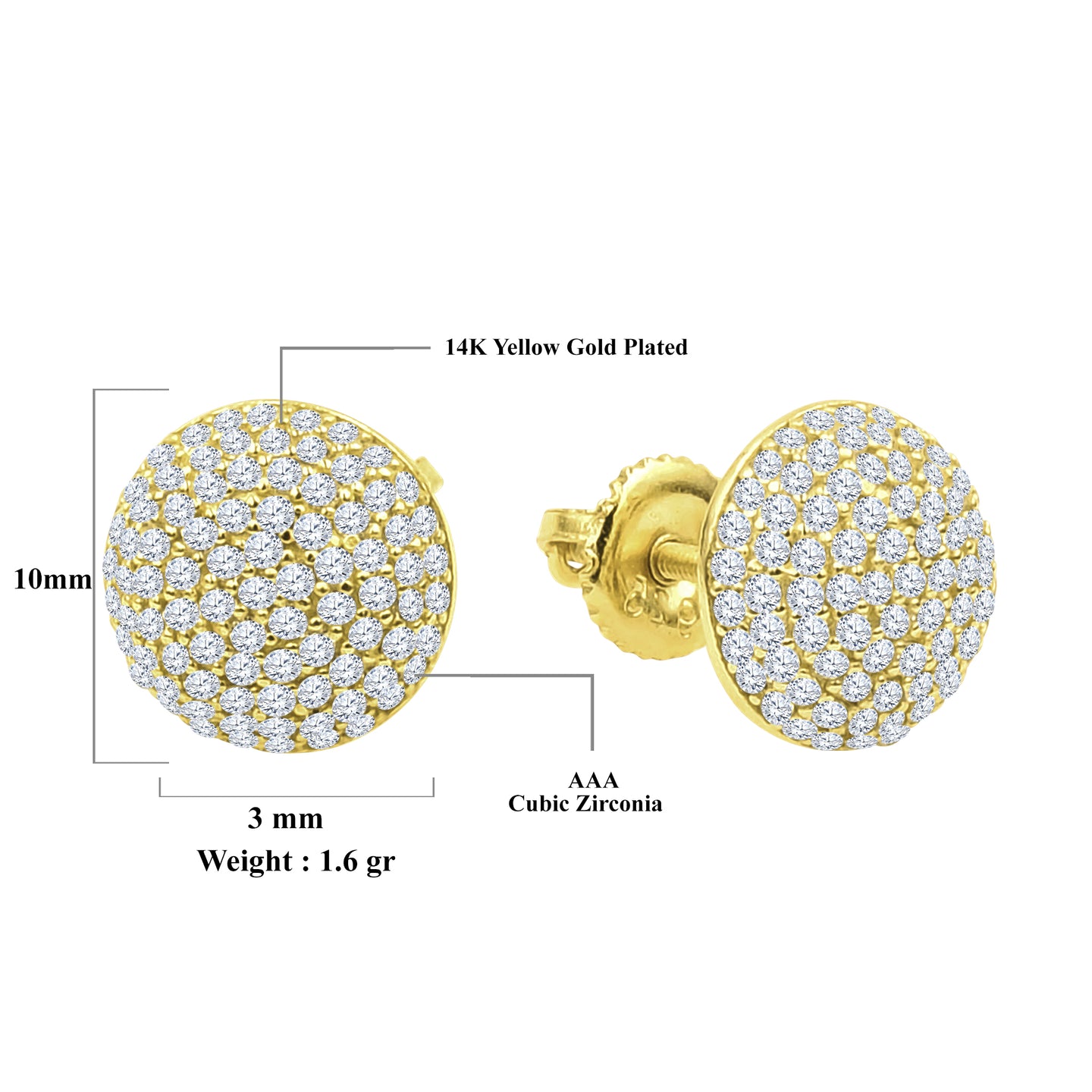 GLOBATE SILVER EARRINGS | 9212912