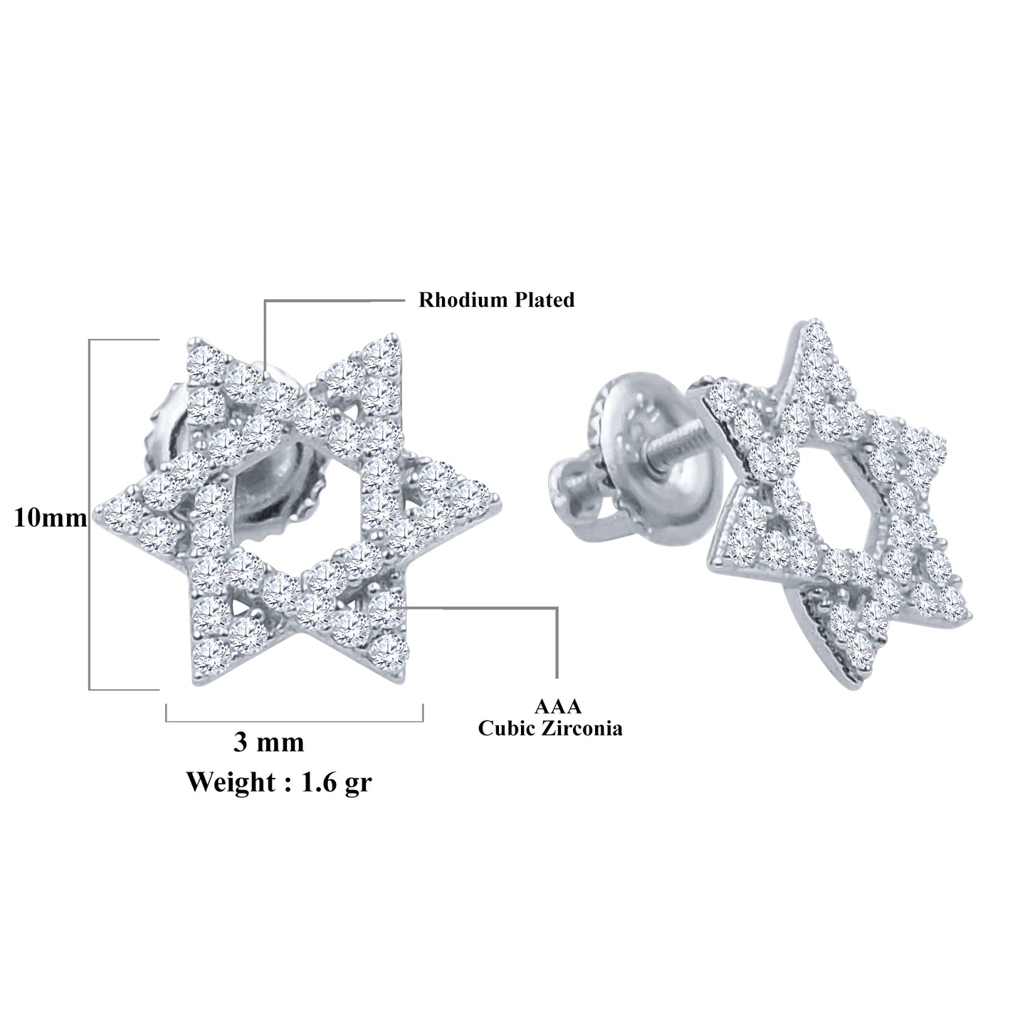 ASTRAL SILVER EARRINGS | 9212841