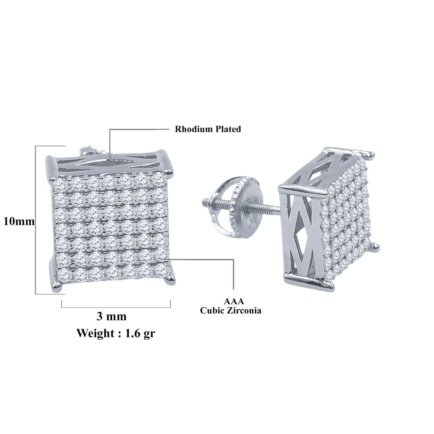 RAFFISH SILVER EARRINGS | 9216201