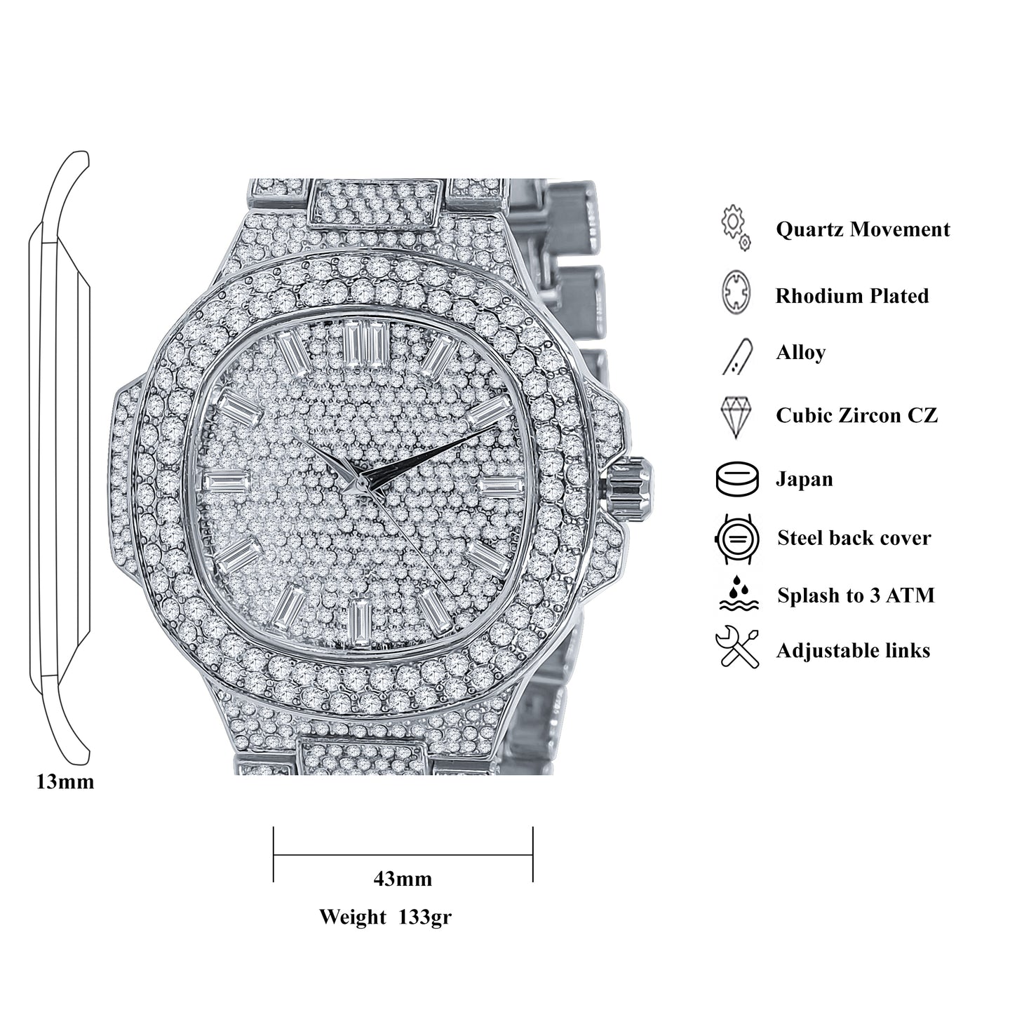 ROCK HIP HOP METAL WATCH | 562711