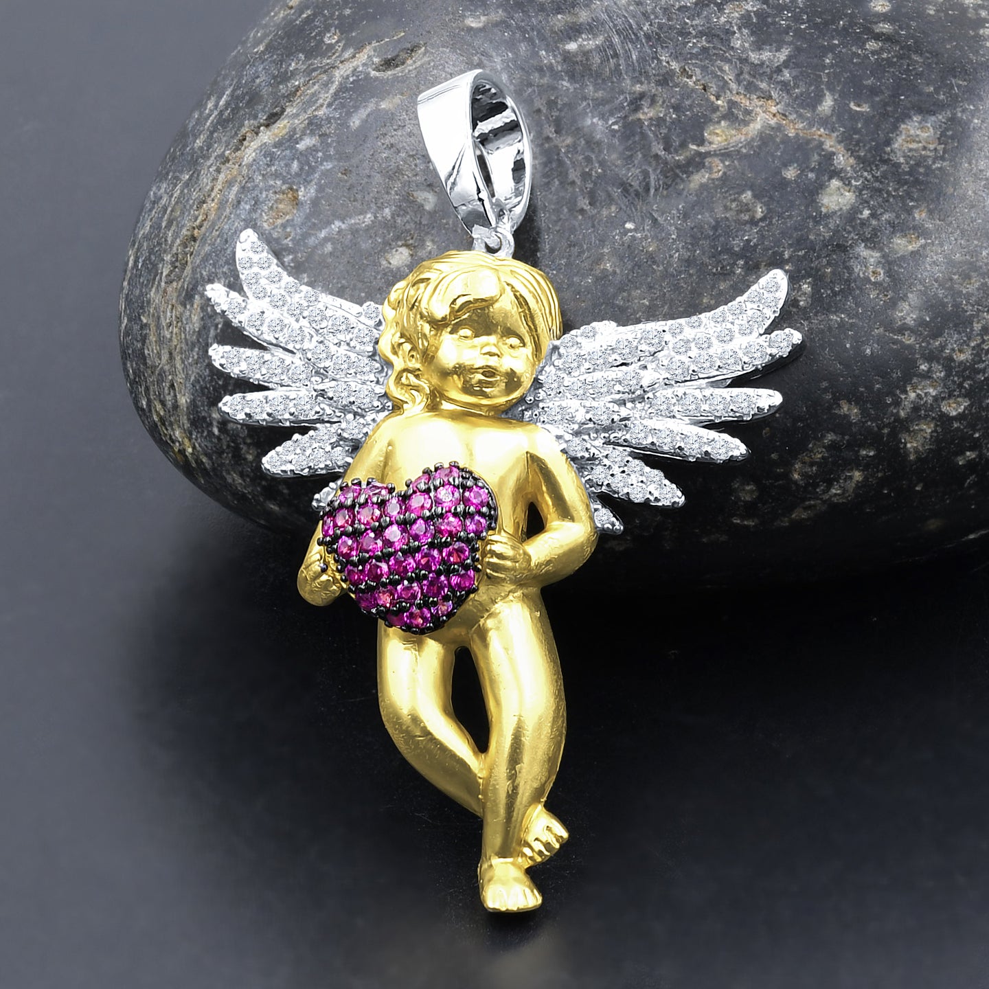 CHERUB SILVER PENDANT | 9214222