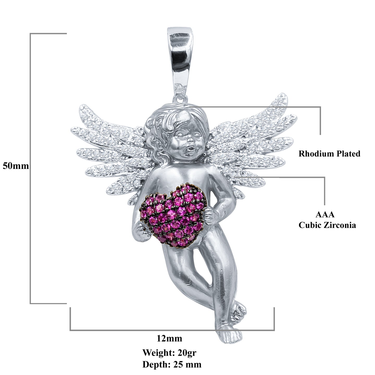 CHERUB SILVER PENDANT | 9214221