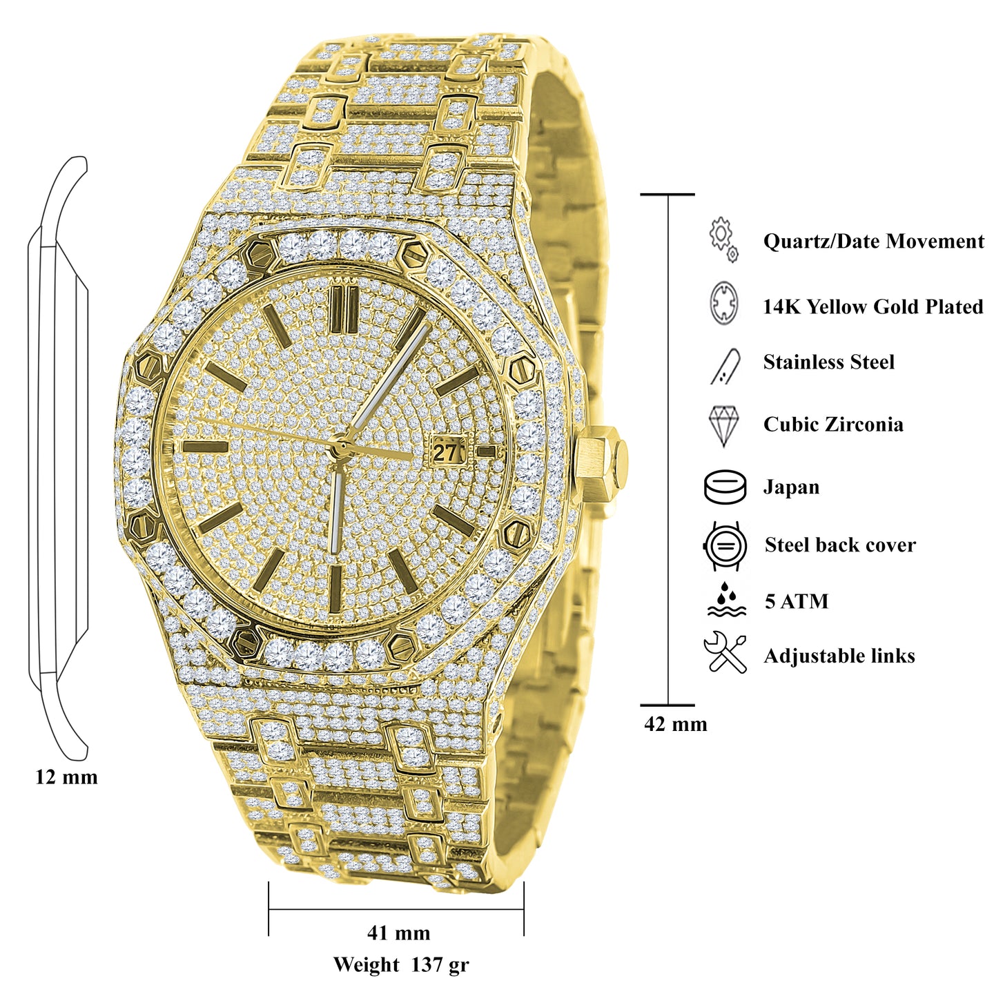 THUNDERBIRD STAINLESS STEEL WATCH | 530452