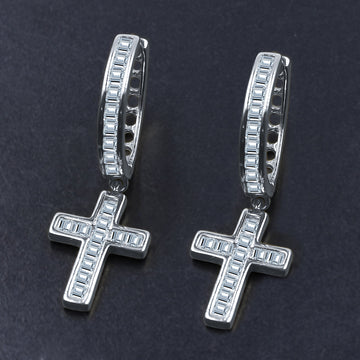 EMBLEM SILVER EARRINGS | 9214521