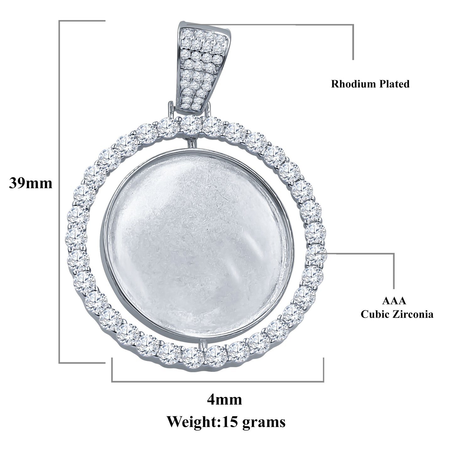 HYPNOTIC SILVER PENDANT | 9215581