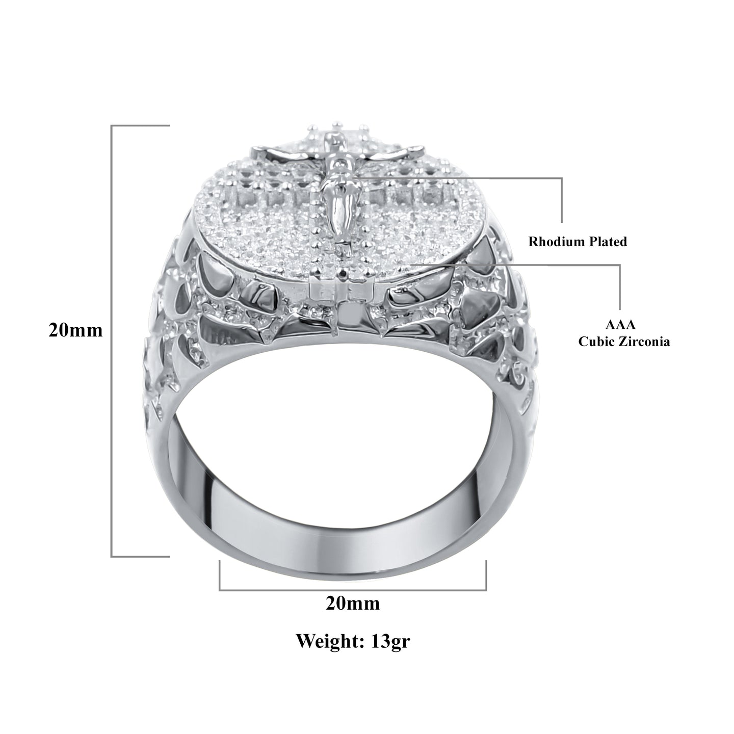 STAUNCH SILVER RING I 9216051