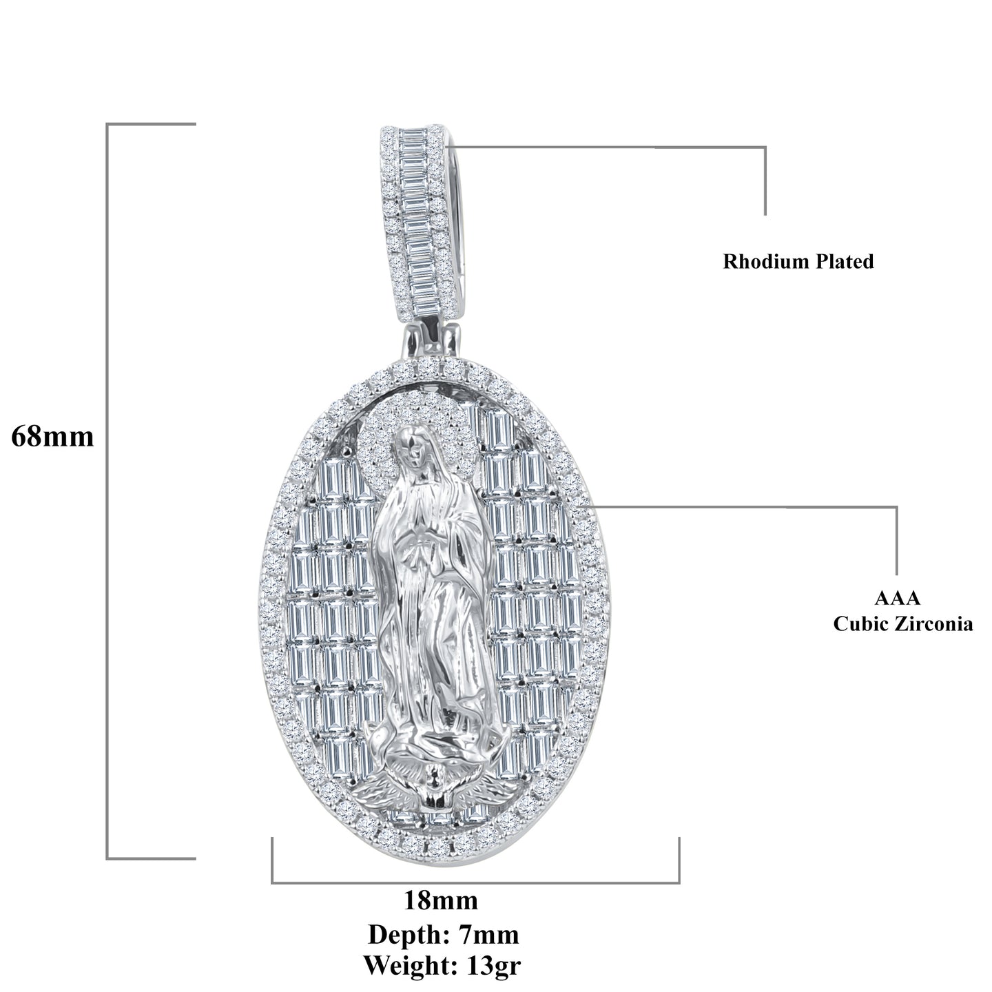 HALLOWED SILVER PENDANT | 9216041