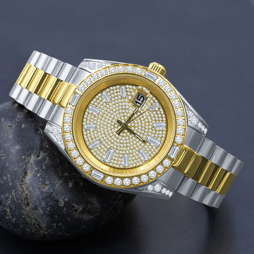 MAJESTY STEEL CZ HIP HOP WATCH  | 5304842