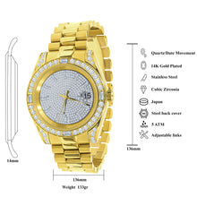 MAJESTY STEEL CZ HIP HOP WATCH  | 5304829