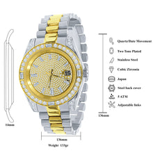 MAJESTY STEEL CZ HIP HOP WATCH  | 5304842