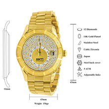 NIGHT 12 DIAMOND STAINLESS STEEL WATCH | 530422