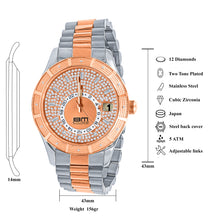 NIGHT EAGLE 12 DIAMOND STAINLESS STEEL WATCH | 5304218