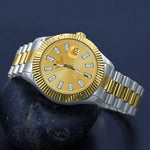 COSMIC STEEL AUTOMATIC CZ WATCH | 5628642