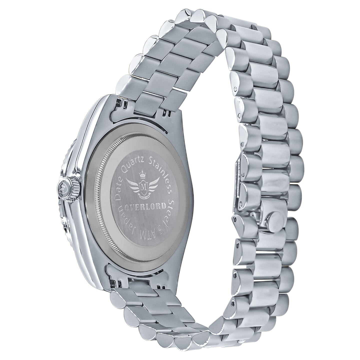 ARISTOCRATIC STEEL AUTOMATIC CZ WATCH | 5628559