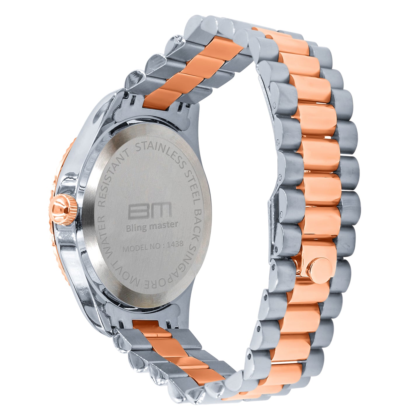 NIGHT EAGLE 12 DIAMOND STAINLESS STEEL WATCH | 5304218