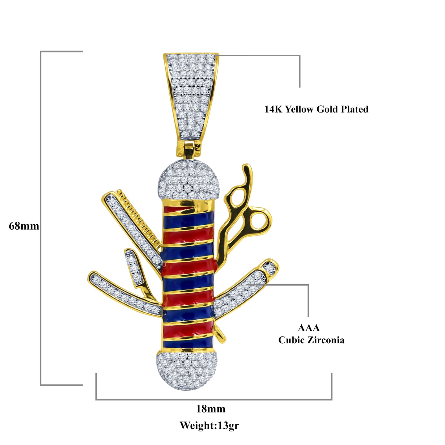 COMBATANT SILVER PENDANT | 9215912