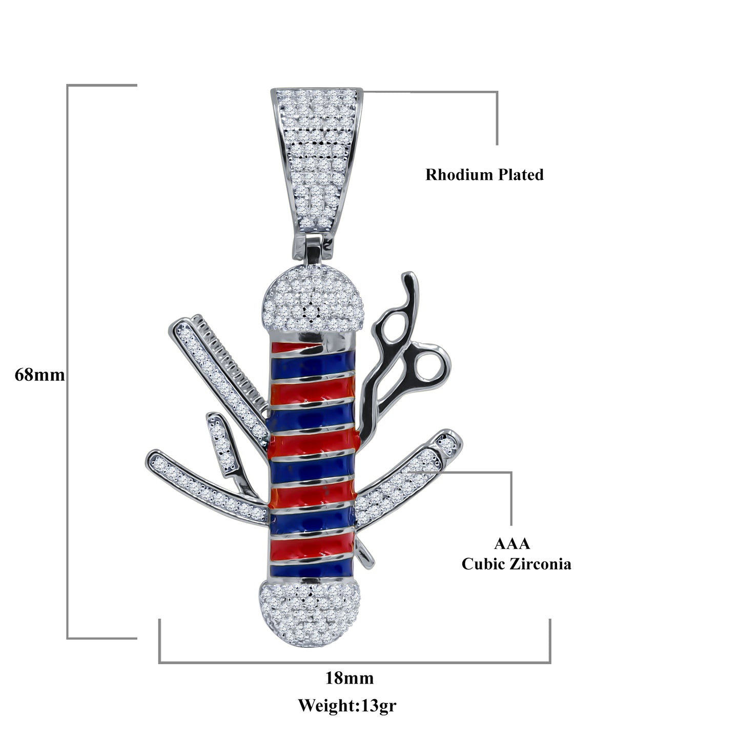 COMBATANT SILVER PENDANT | 9215911