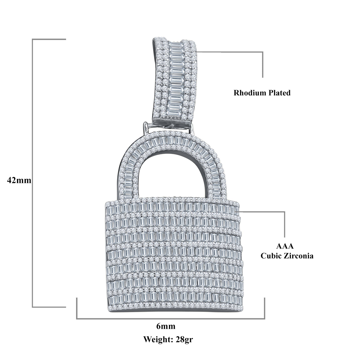 BOLT SILVER PENDANT | 9214911