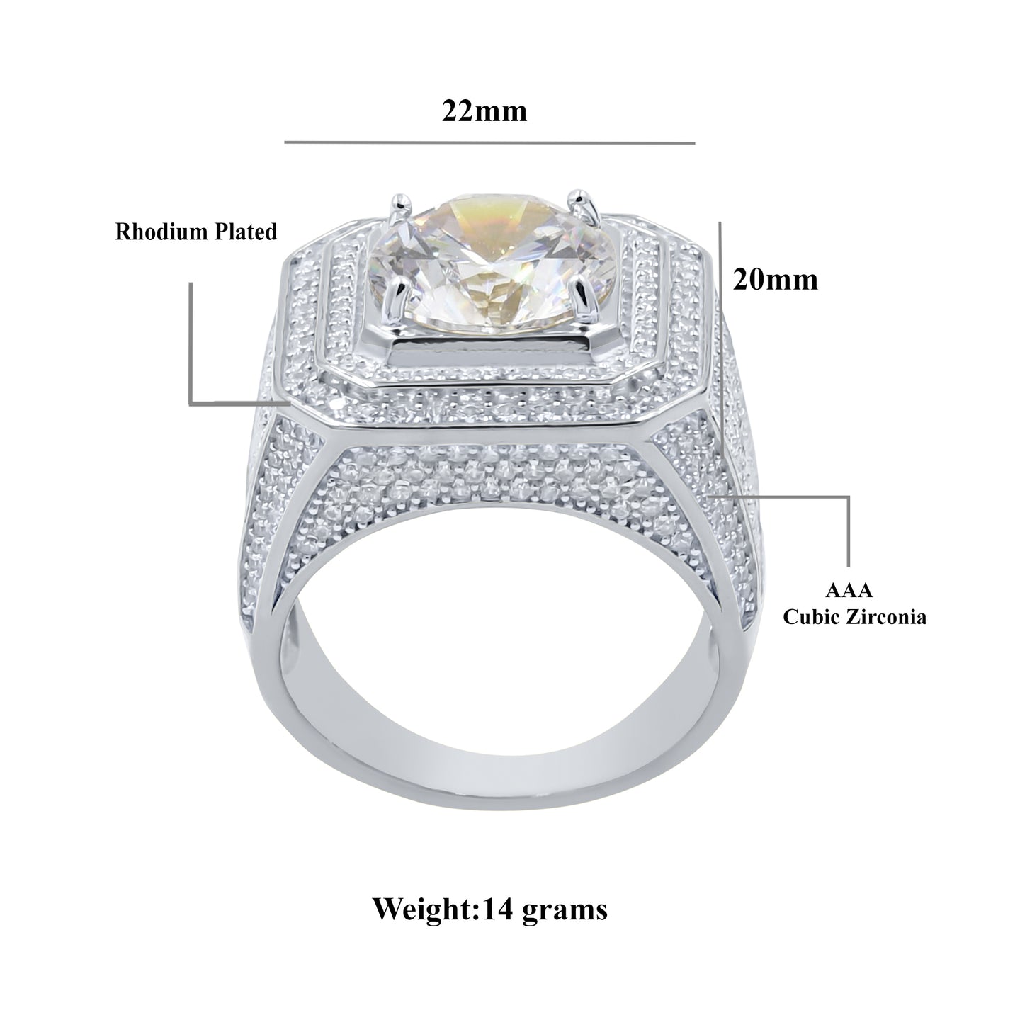 PALATIAL SILVER RING I 9216141
