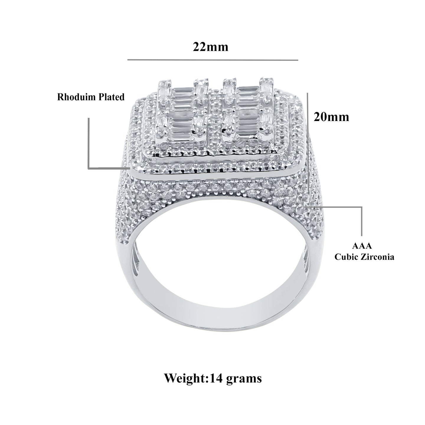 PIZZAZZ SILVER RING I 9216211