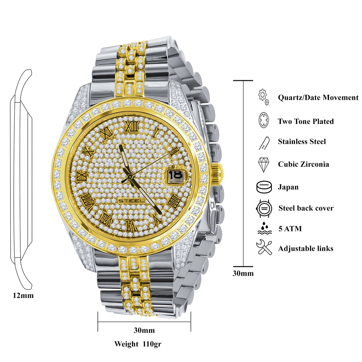 IMPERIAL STEEL WATCH | 5305542