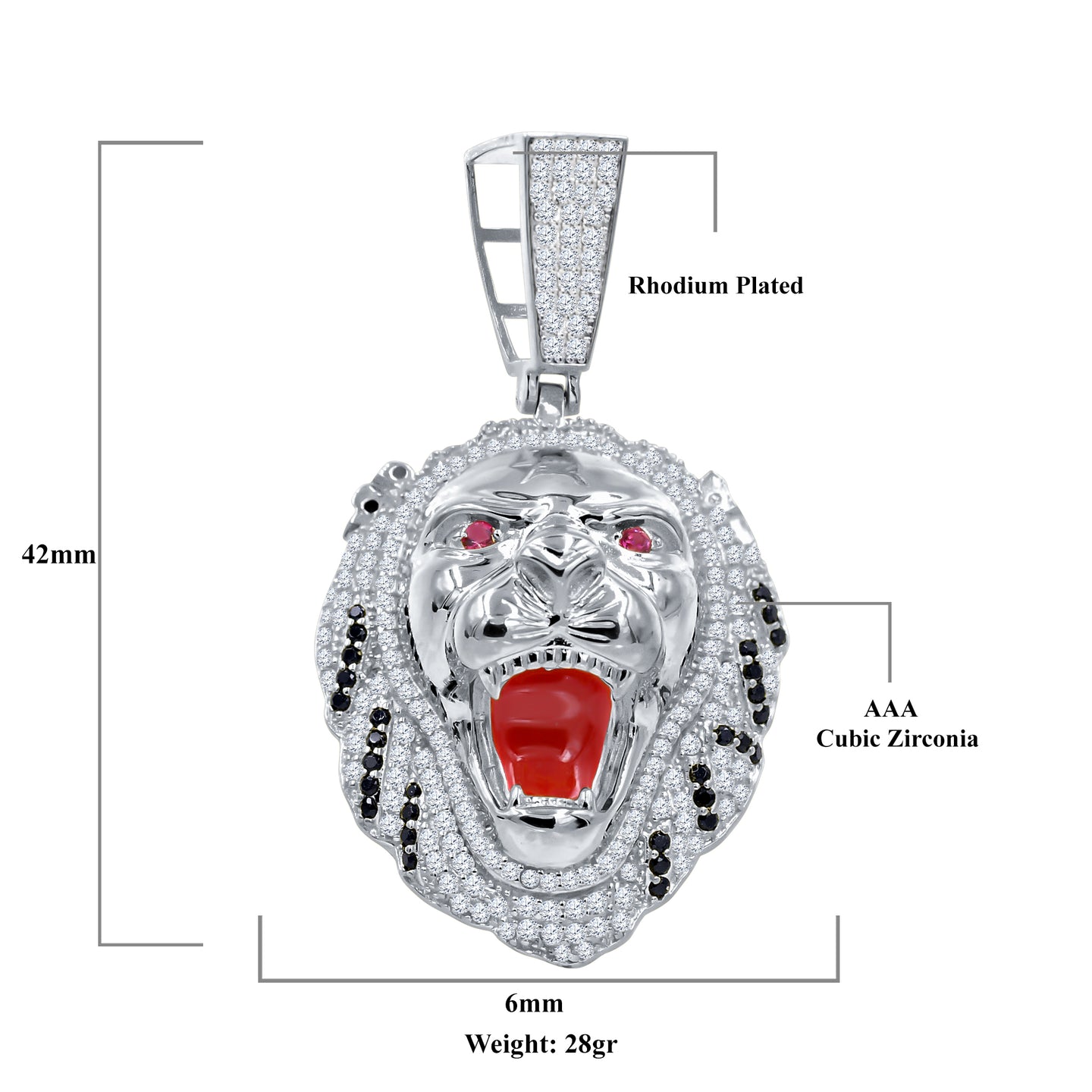 IRATE SILVER PENDANT I 9215901