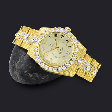 NIGHT SPARKLER HIP HOP METAL WATCH I 563012