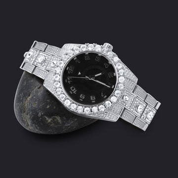 NIGHT SPARKLER HIP HOP METAL WATCH I 563017