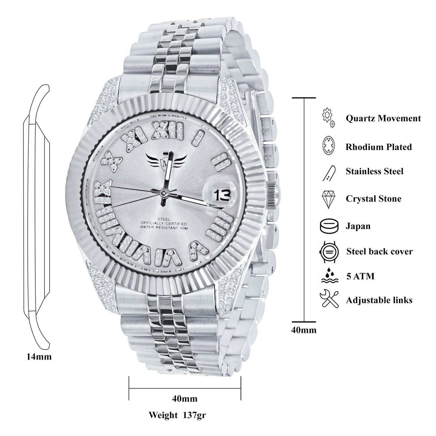 EARL STEEL WATCH I 530561