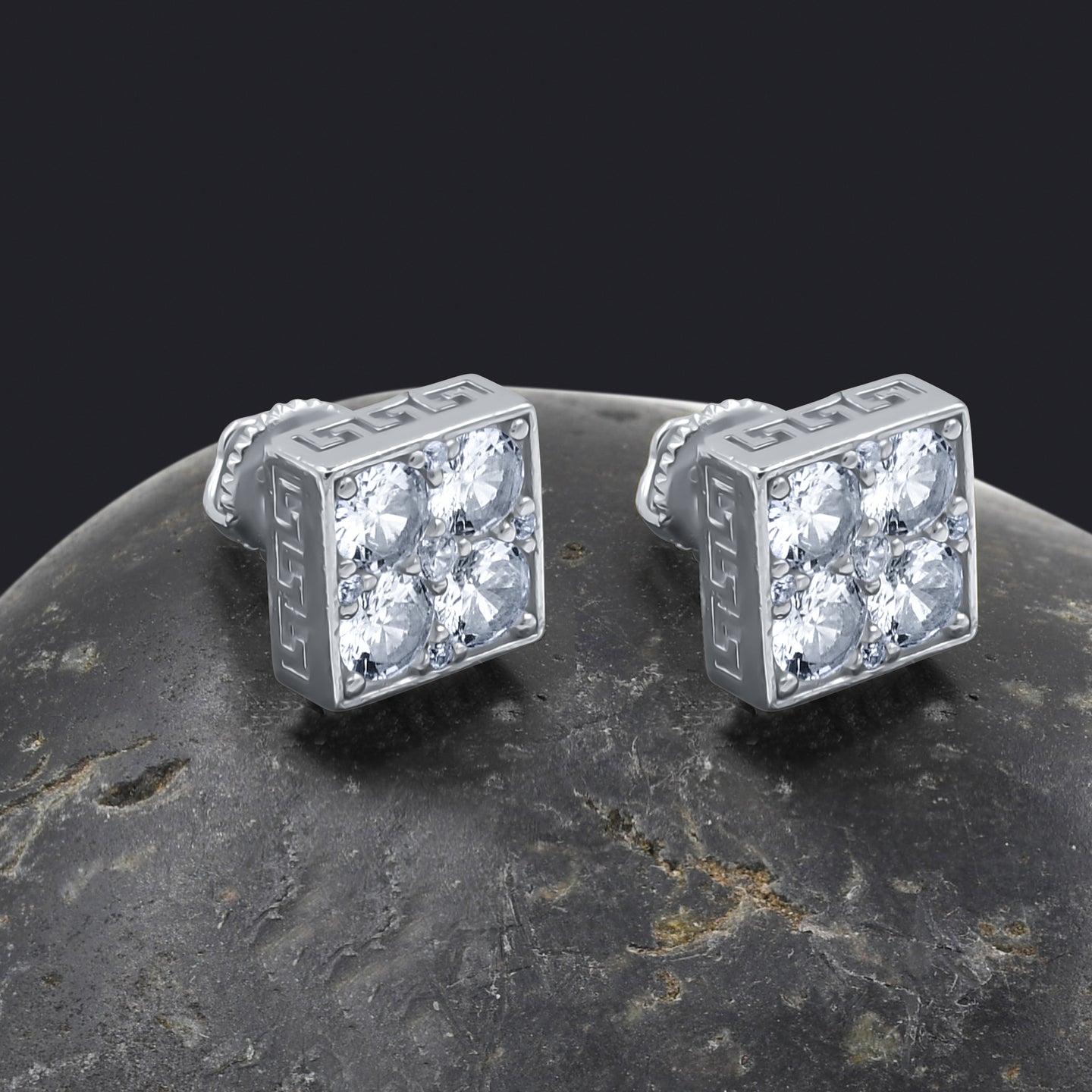 BELLE SILVER EAR TOPS I 9217831