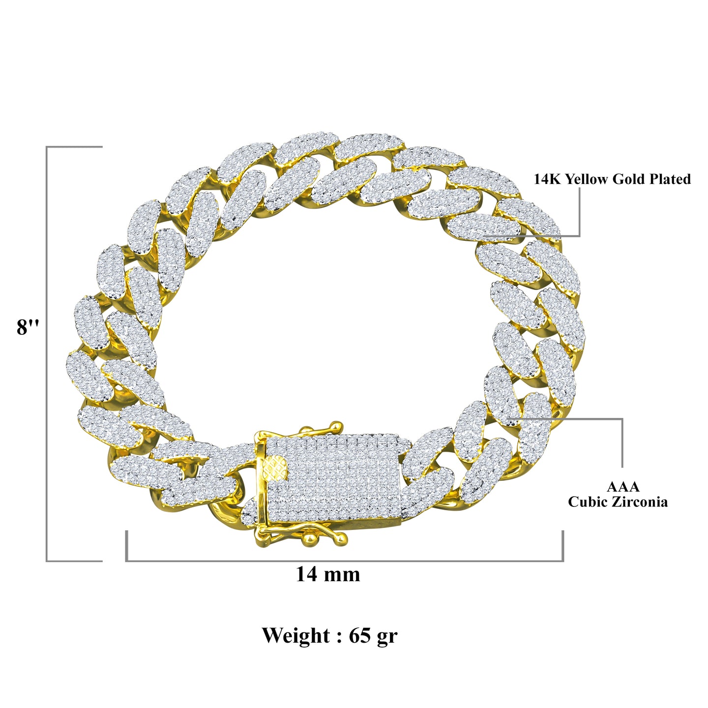 LUISANTE 14MM BLING BRACELET I 962942
