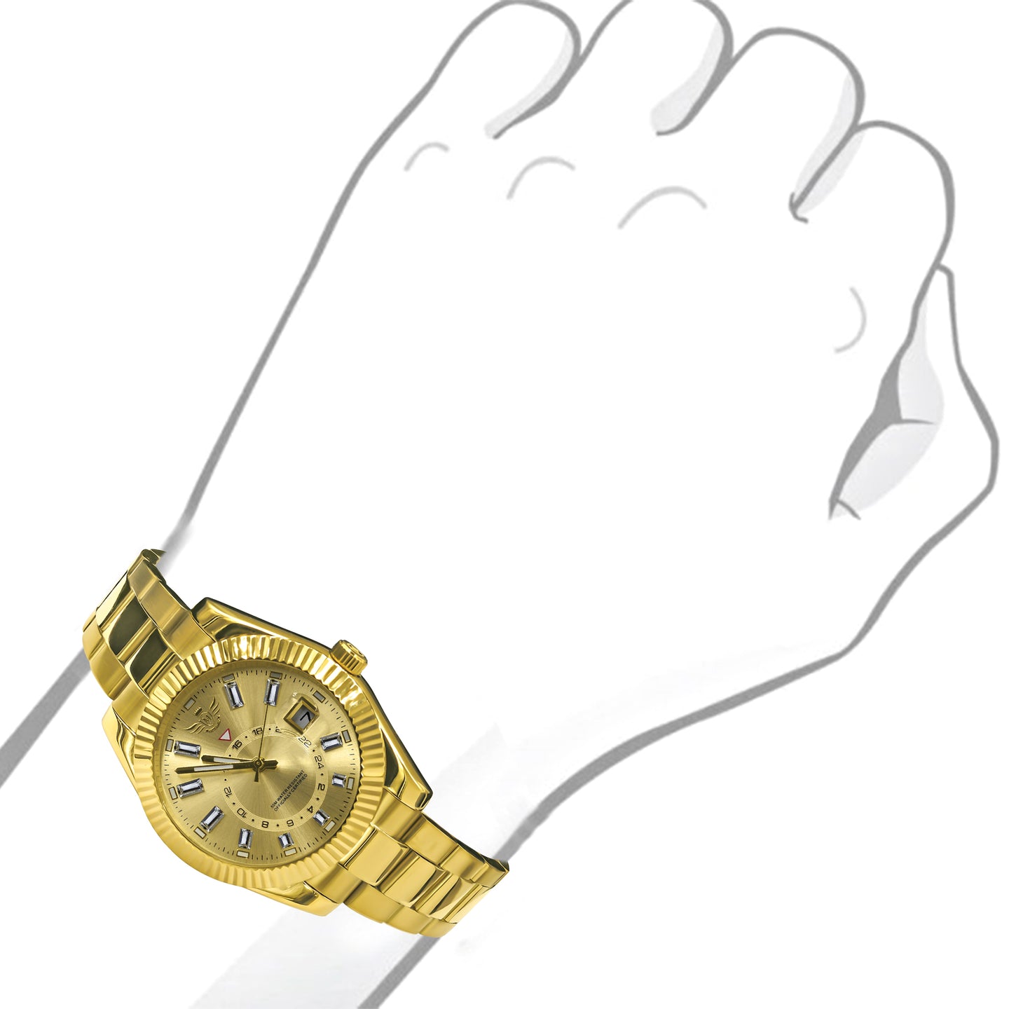 AIRSPACE AUTOMATIC STEEL WATCH I 530692