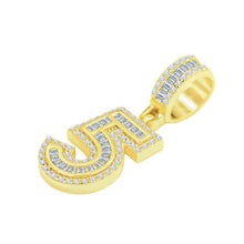 CIPHER STERLING SILVER (NUMERIC) PENDANT WITH CZ I 9218401