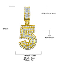 CIPHER STERLING SILVER (NUMERIC) PENDANT WITH CZ I 9218401