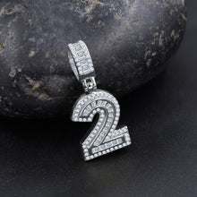 CIPHER STERLING SILVER (NUMERIC) PENDANT WITH CZ I 9218371