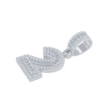 CIPHER STERLING SILVER (NUMERIC) PENDANT WITH CZ I 9218371