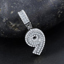 CIPHER STERLING SILVER (NUMERIC) PENDANT WITH CZ I 9218441