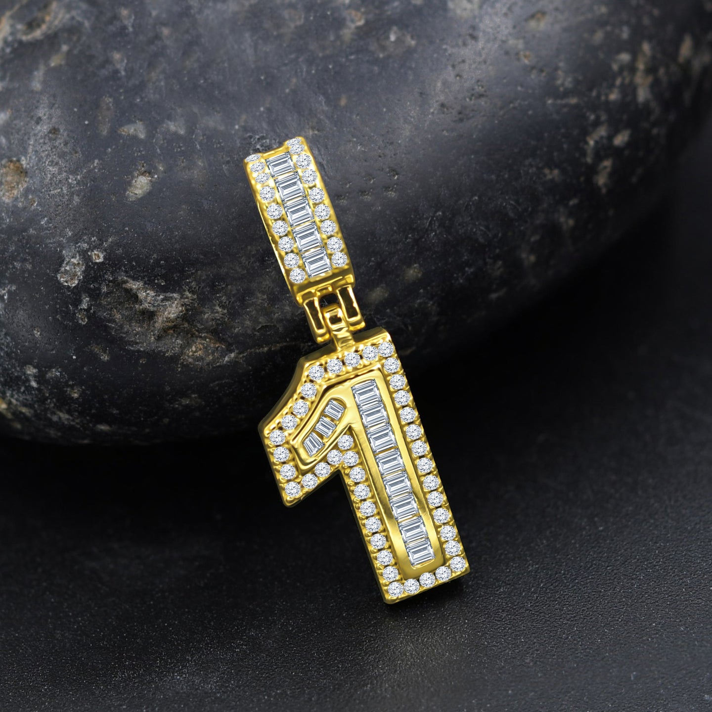 CIPHER STERLING SILVER (NUMERIC) PENDANT WITH CZ I 9218361