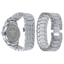 LUXE ROMAN INDEXED ICED OUT WATCH & BRACELET SET I 530711