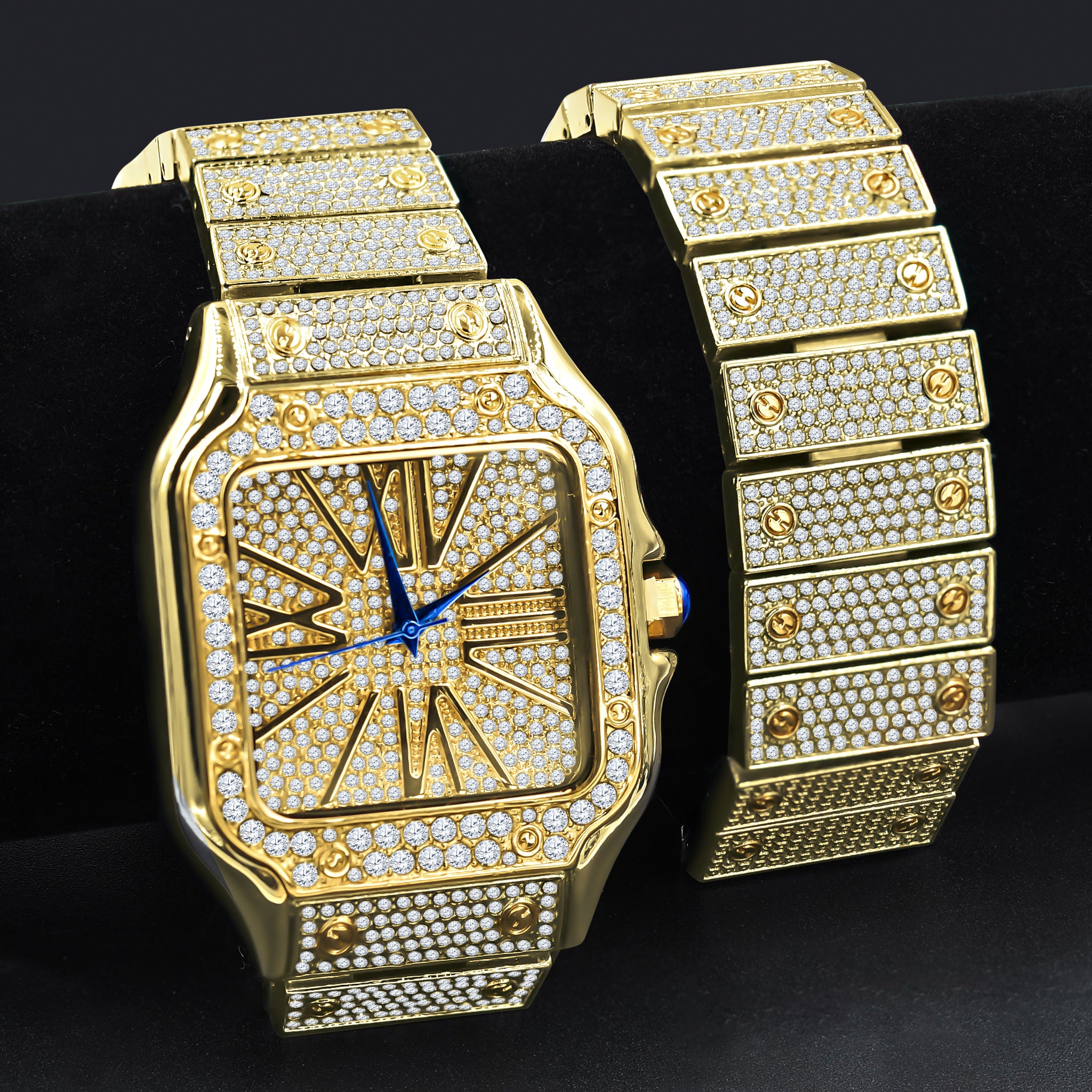 PRODIGIOUS BRASS  WATCH & BRACELET SET | 530742