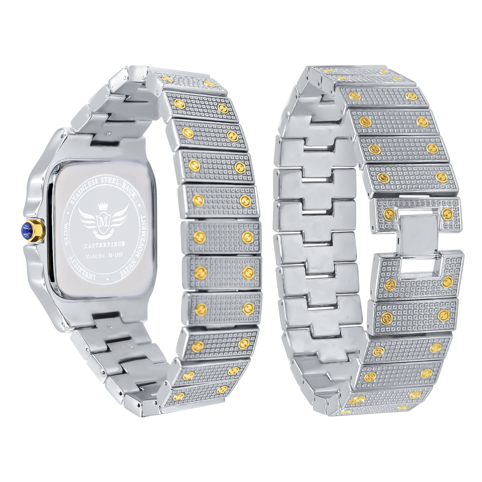 PRODIGIOUS BRASS  WATCH & BRACELET SET | 5307442