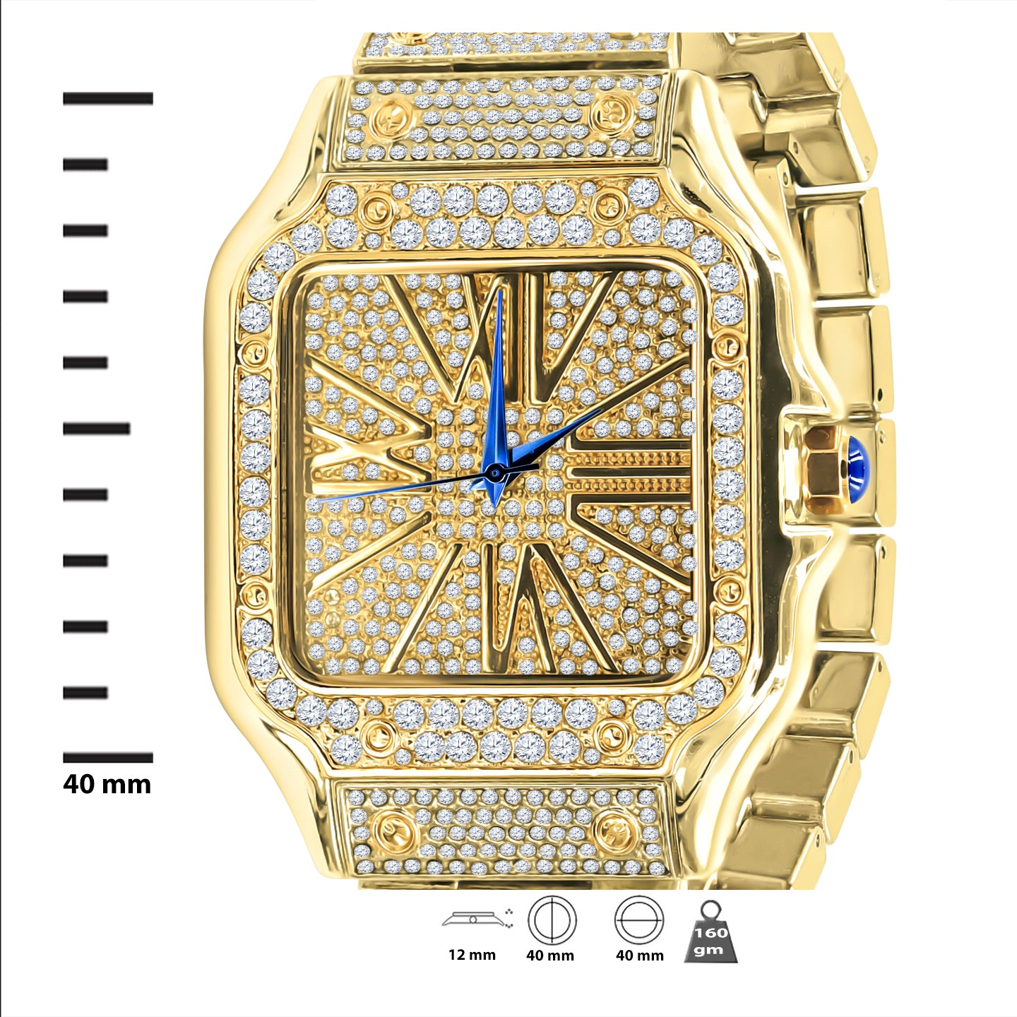 PRODIGIOUS BRASS  WATCH & BRACELET SET | 530742