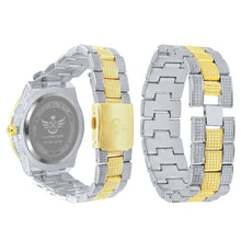 OYSTER BAGUETTE BEZEL ICED OUT WATCH & BRACELET SET| 5307542