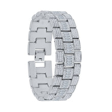 OYSTER BAGUETTE BEZEL ICED OUT WATCH & BRACELET SET | 530757