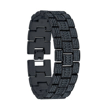 OYSTER BAGUETTE BEZEL ICED OUT WATCH & BRACELET SET | 530753