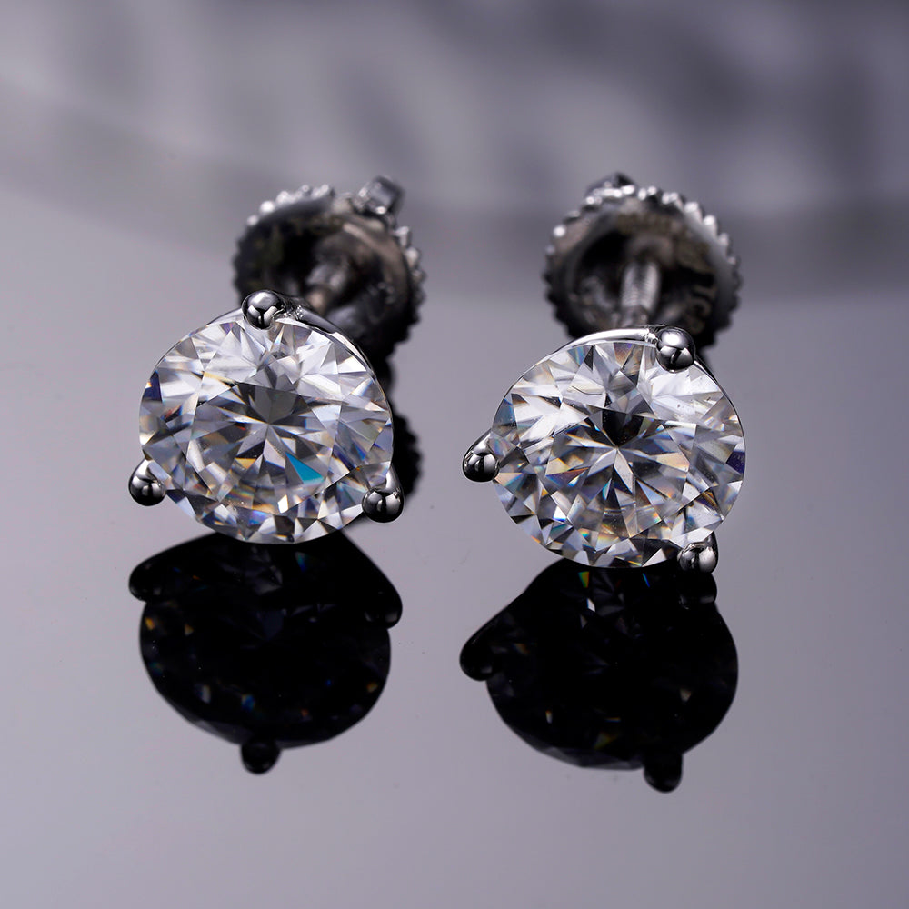 ARGENTUM 925 MOISSANITE EARRINGS | 991001