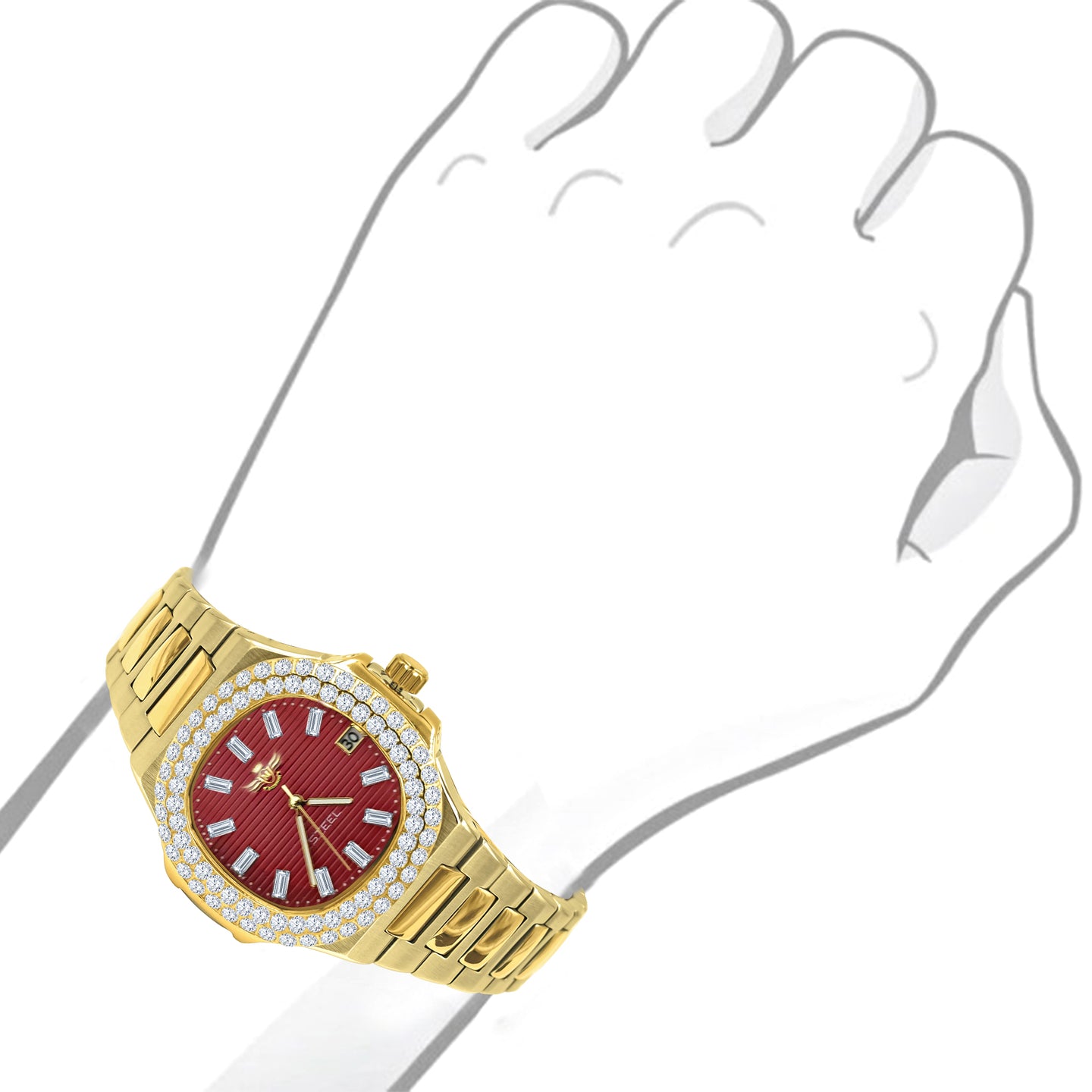 GAYLORD STEEL WATCH  | 530676