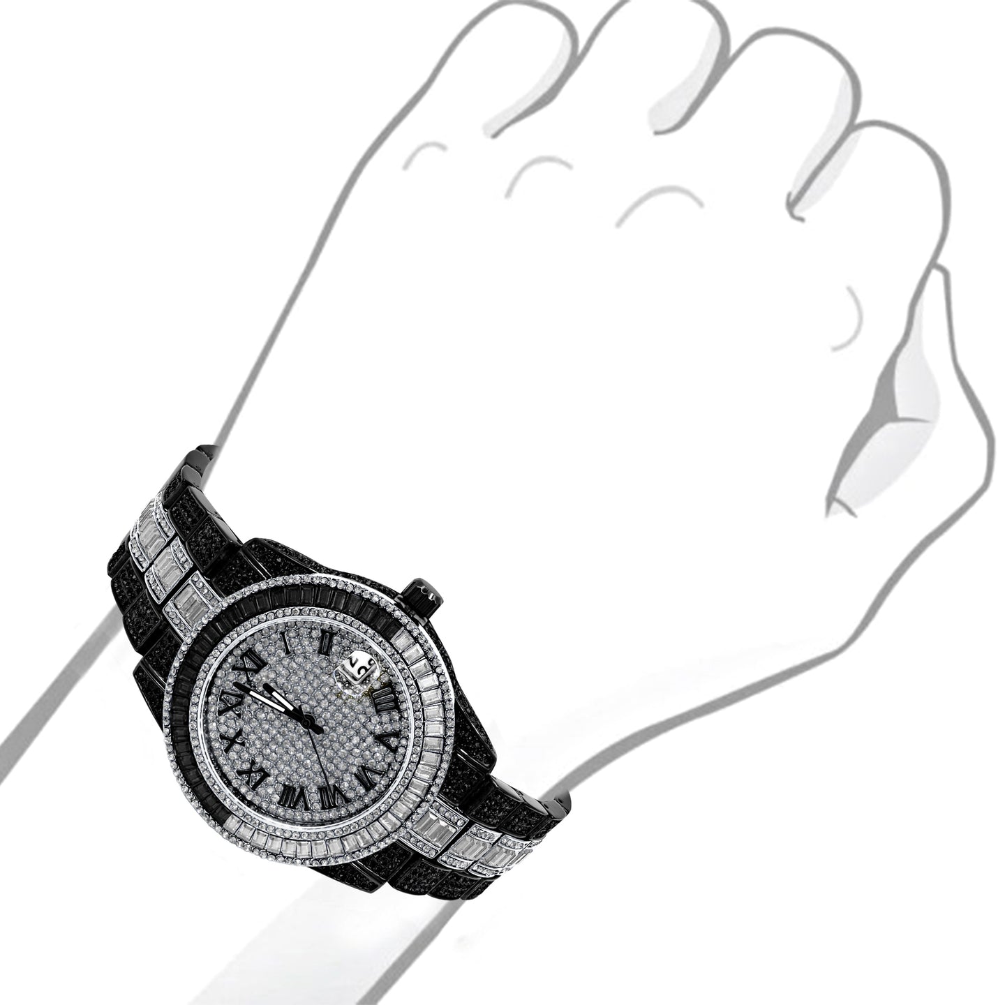 OYSTER HIP HOP METAL WATCH  I 562913