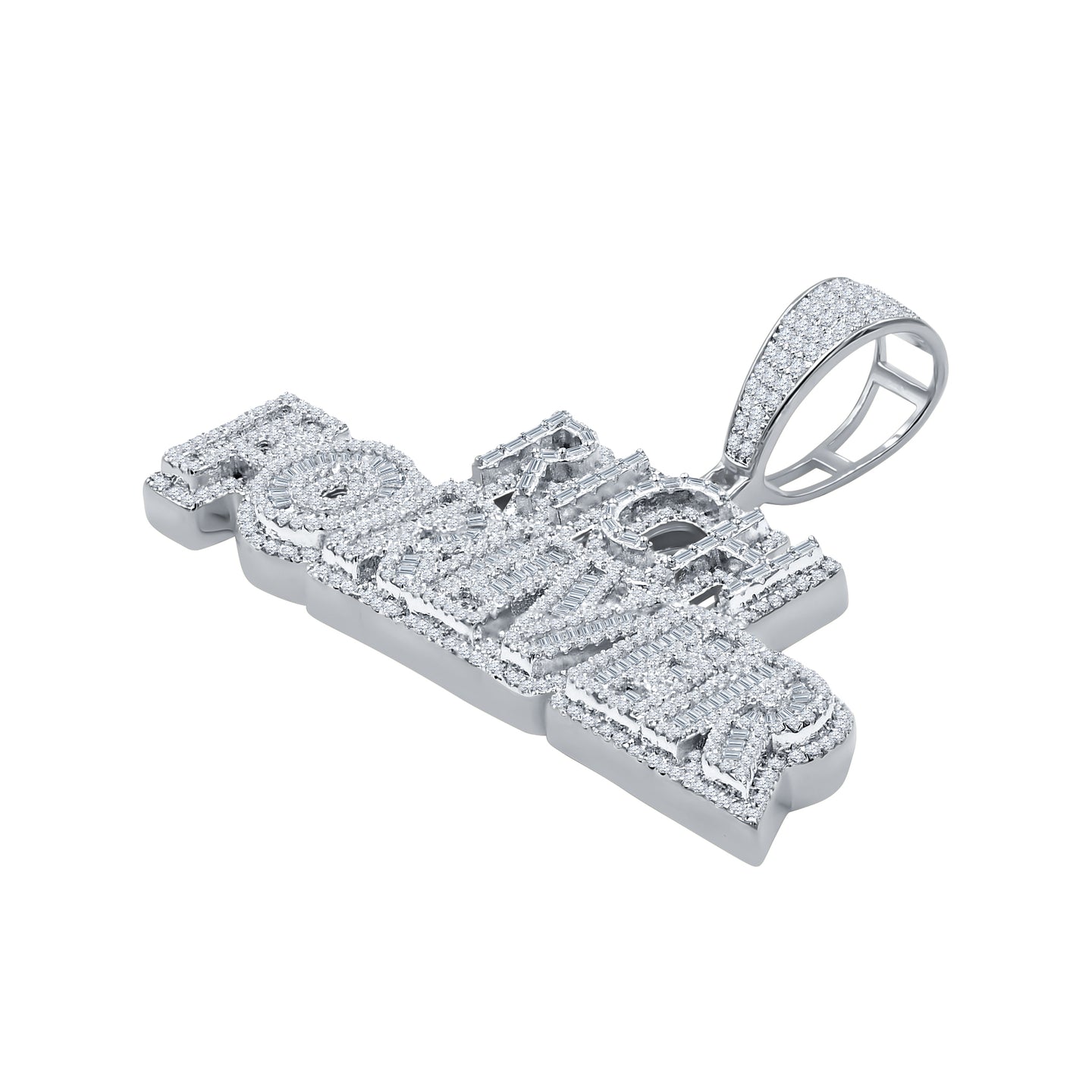 FLUSH STERLING SILVER CZ PENDANT  |  9218591