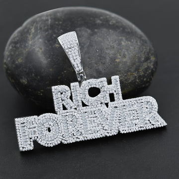 FLUSH STERLING SILVER CZ PENDANT  |  9218591